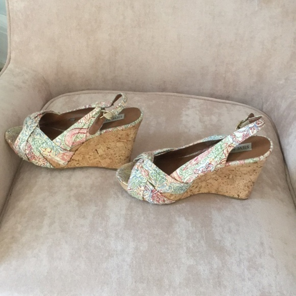 Steve Madden 4 inch cork Wedges
